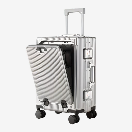 Loyora Empire Gray Carry-On Suitcase