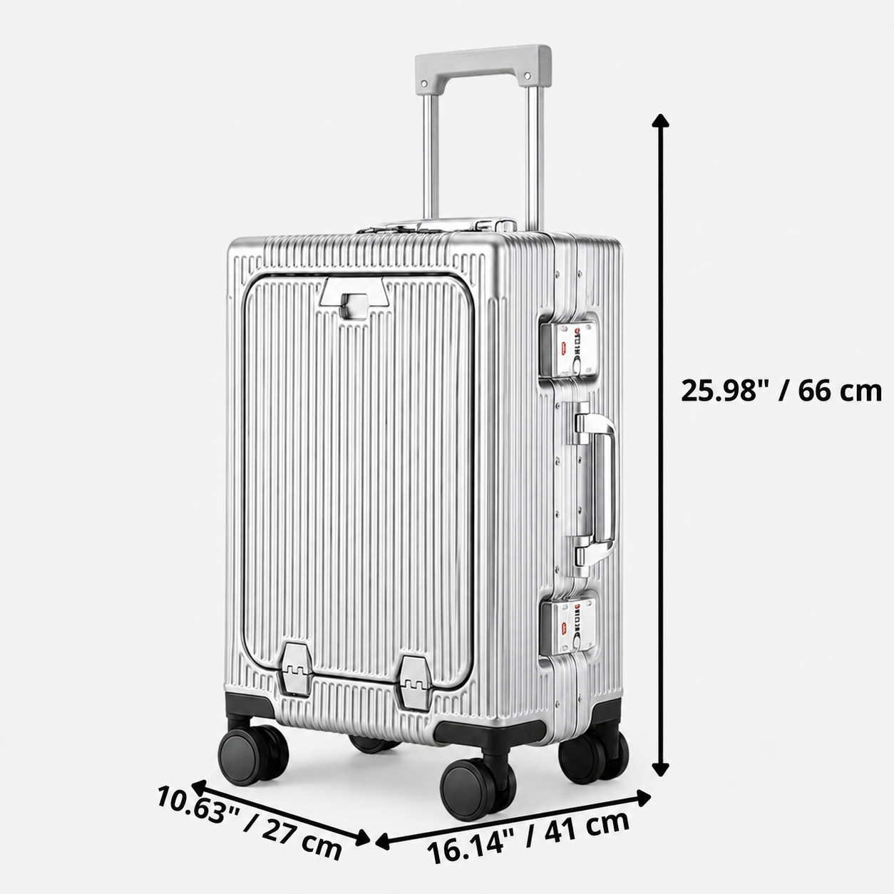 Loyora Empire Green Carry-On Suitcase