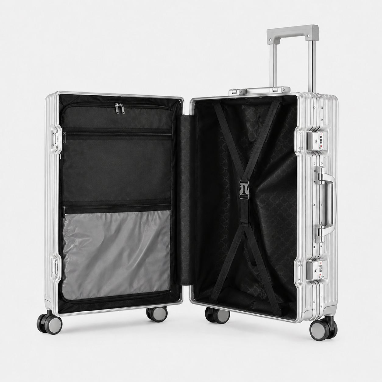 Loyora Empire Gray Carry-On Suitcase